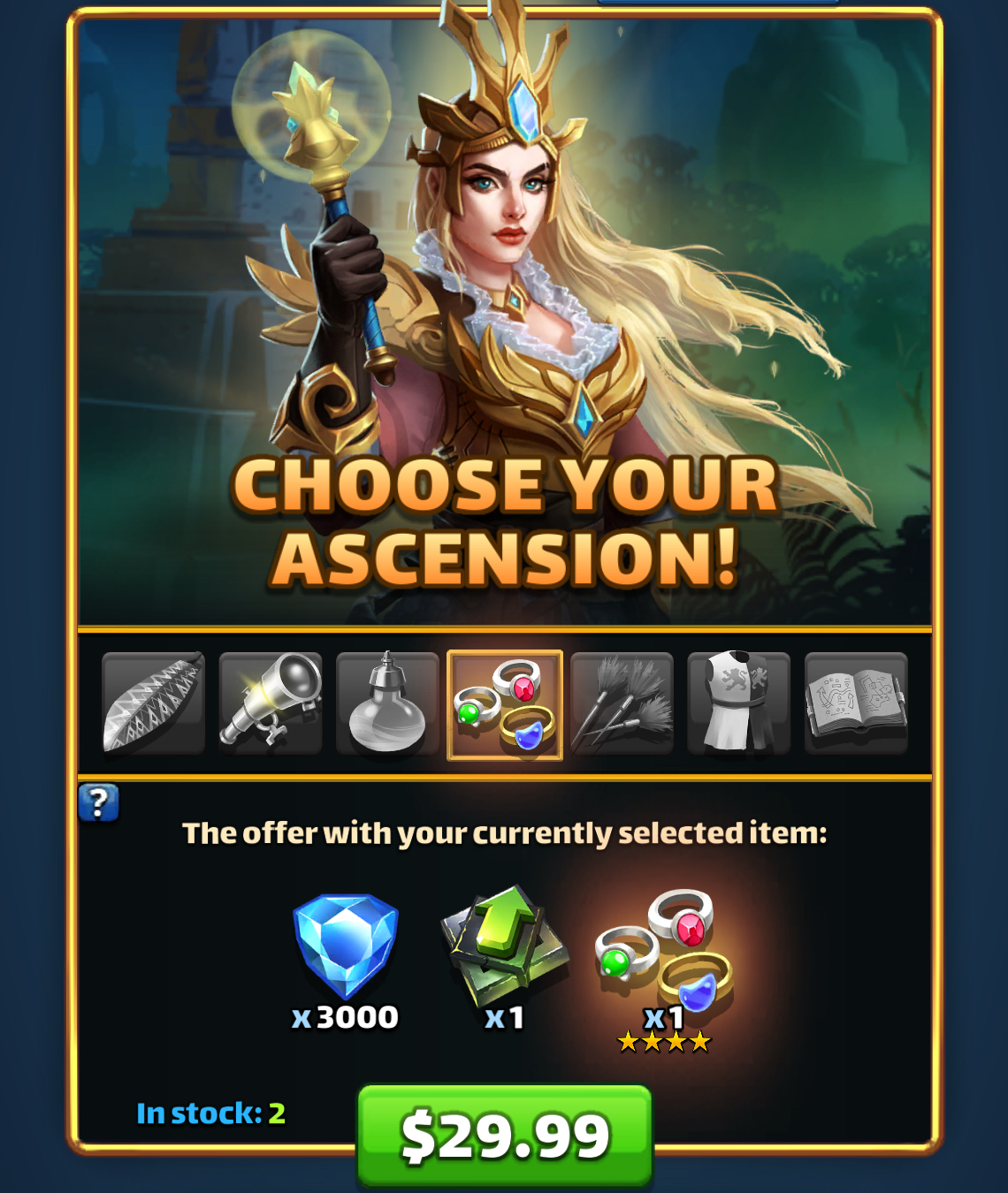 Choose Your Ascension!