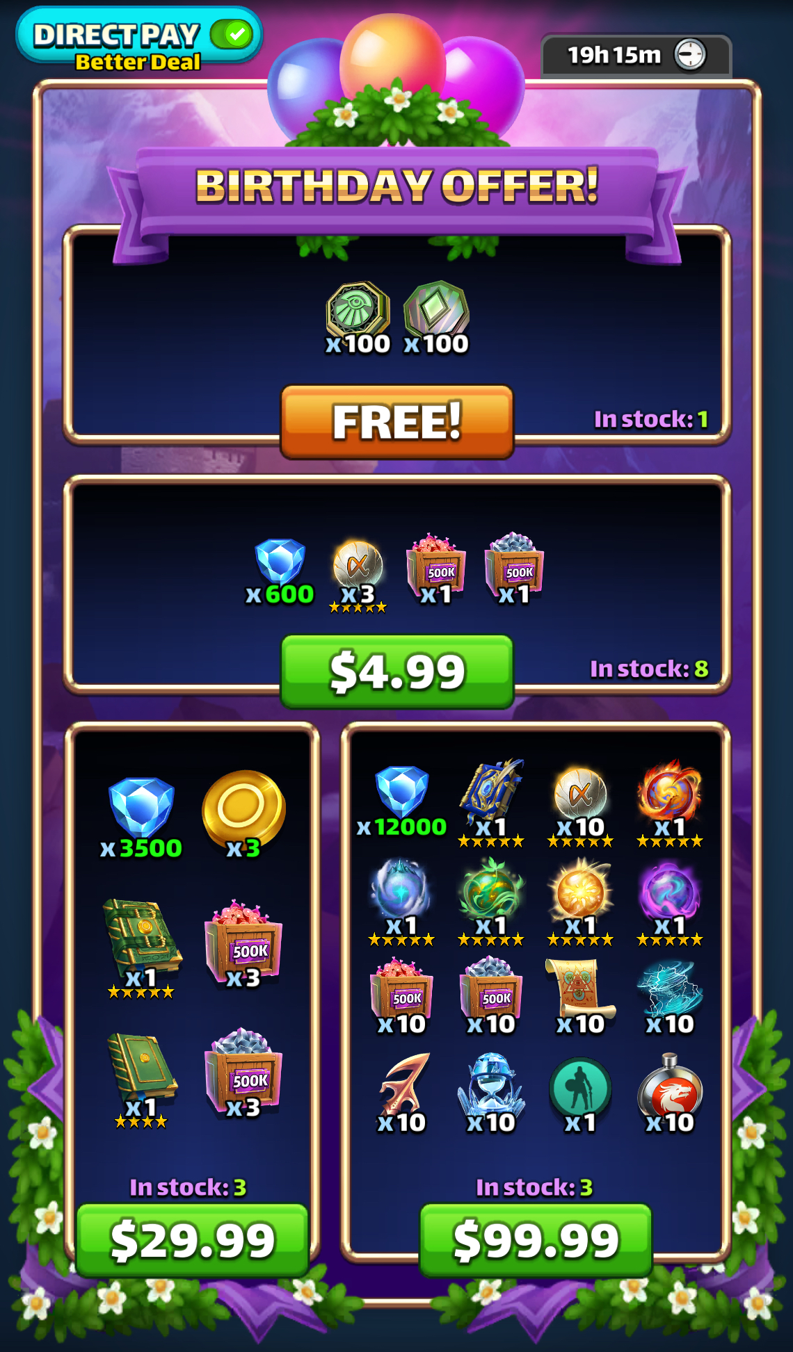 7Th Birthday 2024 Fri bonus