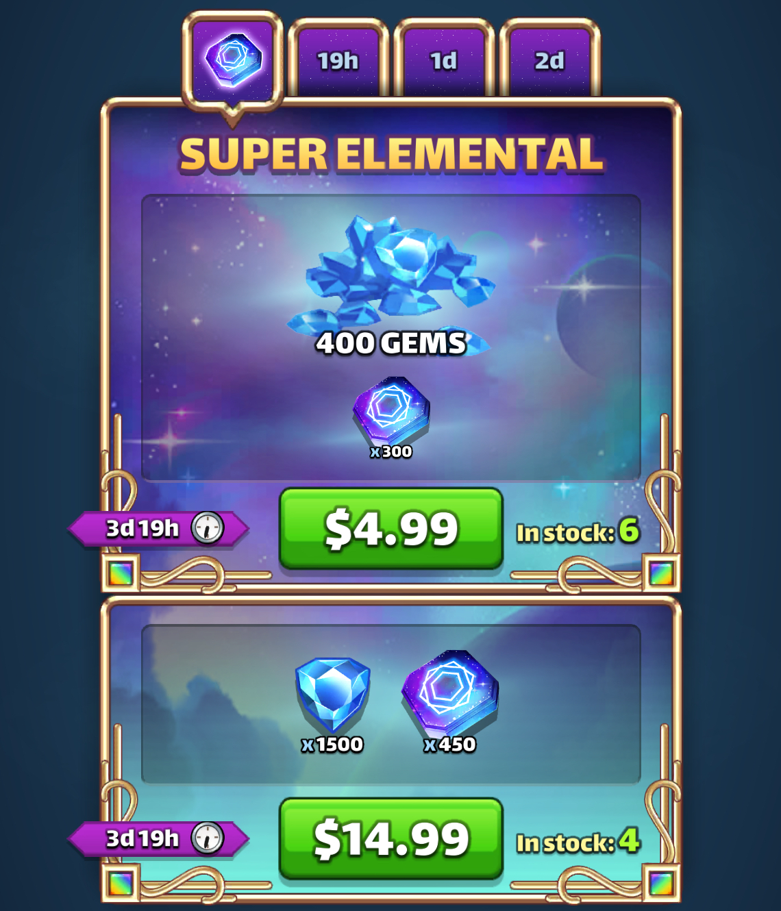 Superelemental Yellow Calendar Day 1