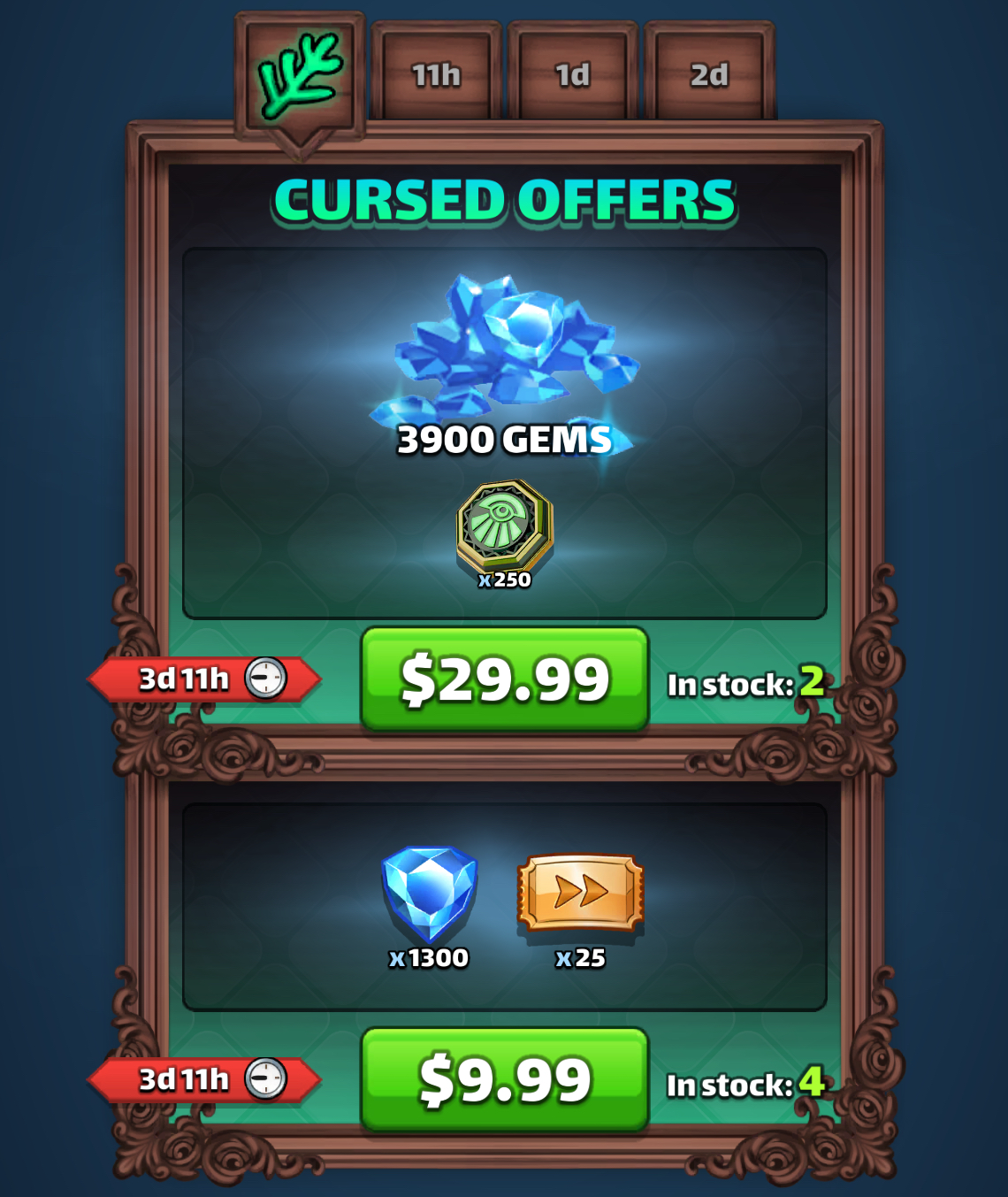 Cursed Offers Day 1
