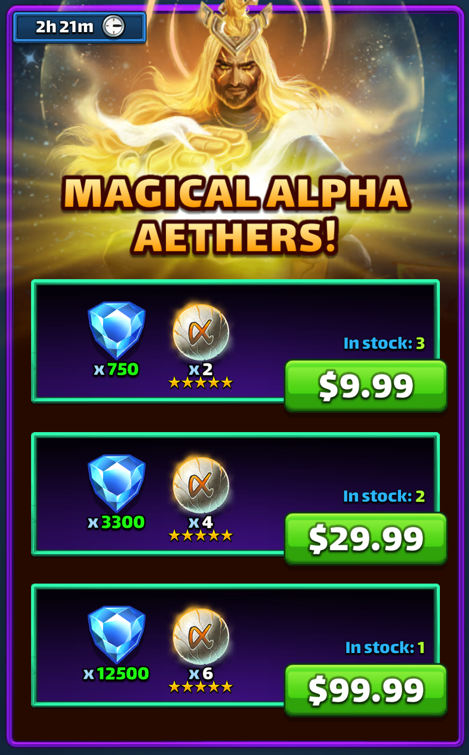 Magical Alpha Aethers! bonus
