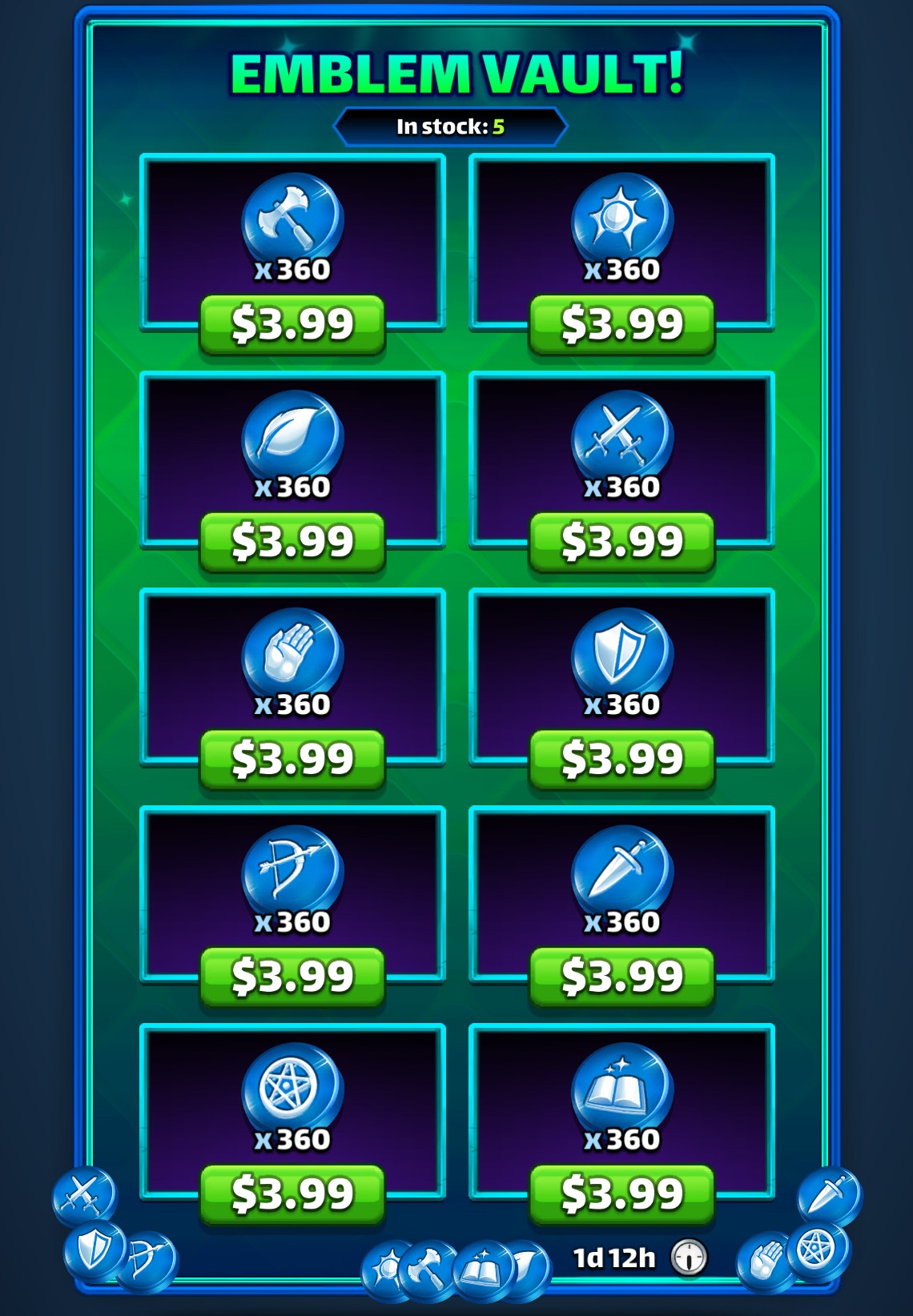 Loot the Emblem Vault!