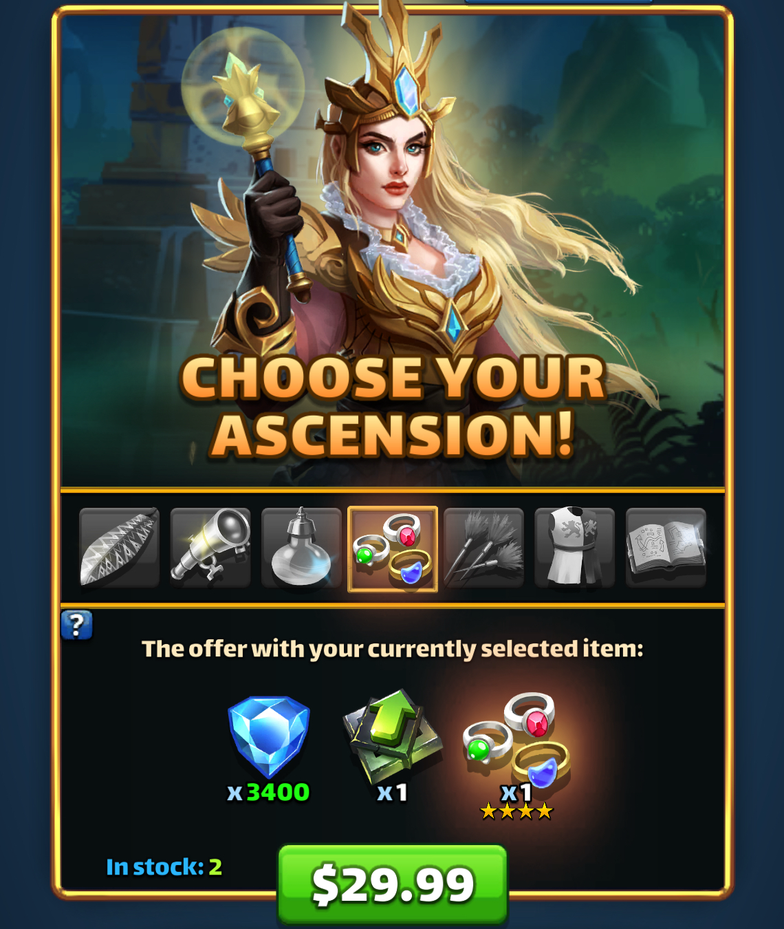 Choose Your Ascension! bonus