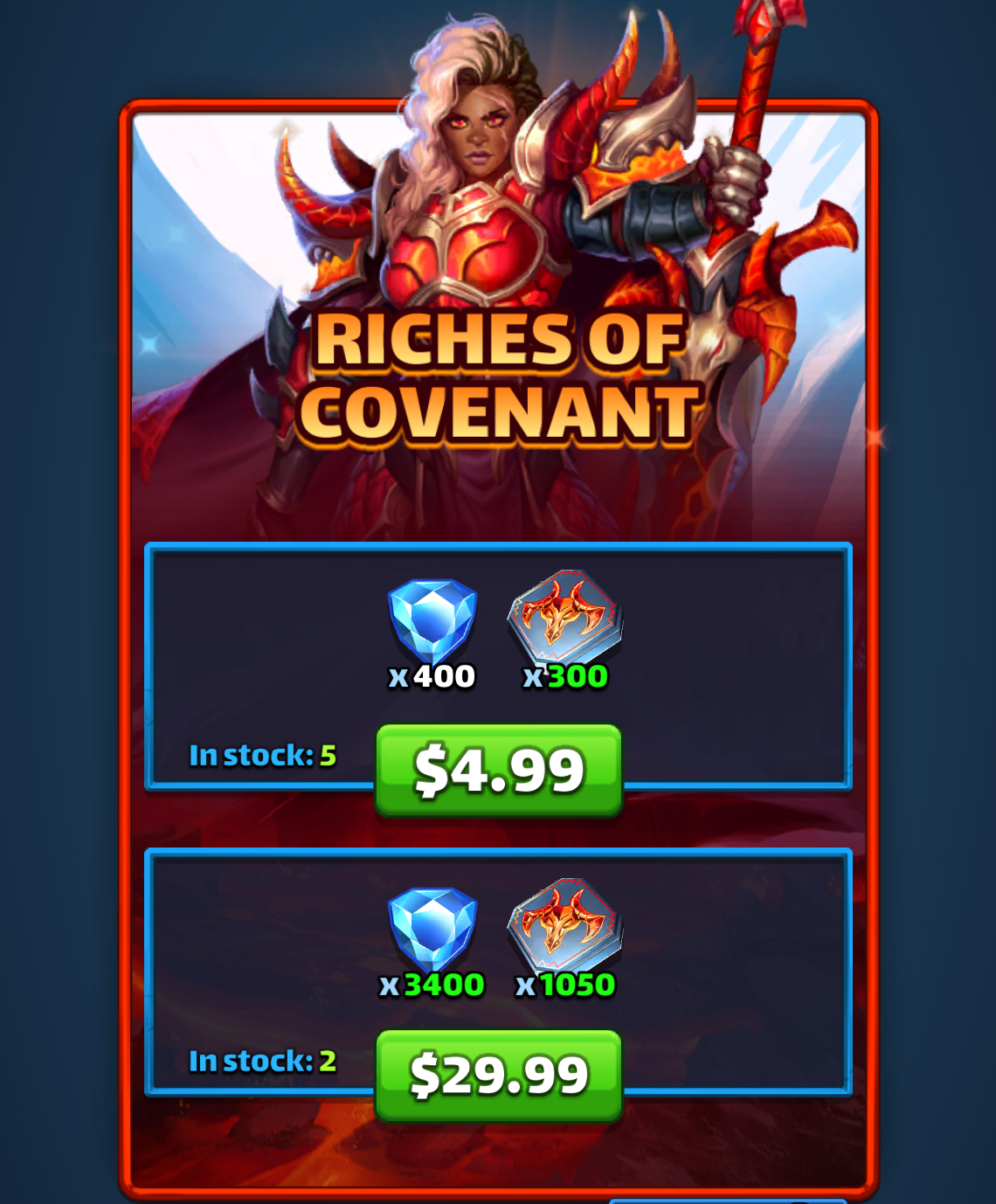 Double Covenant bonus