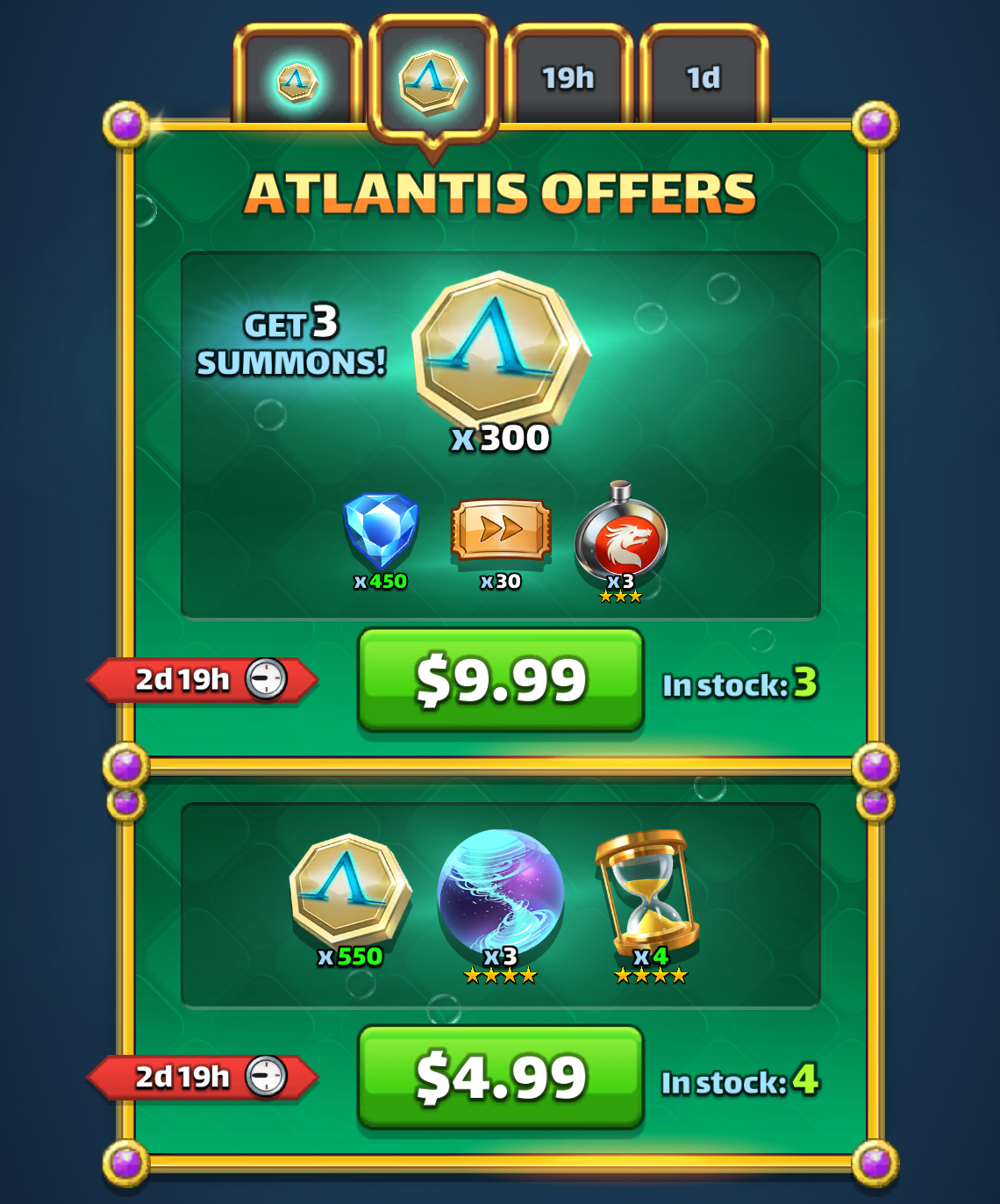 Atlantis Offers Day 2 bonus