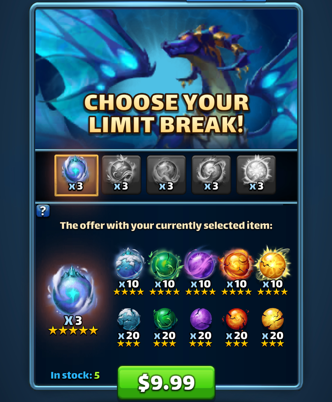 Choose Your Limit Break! bonus