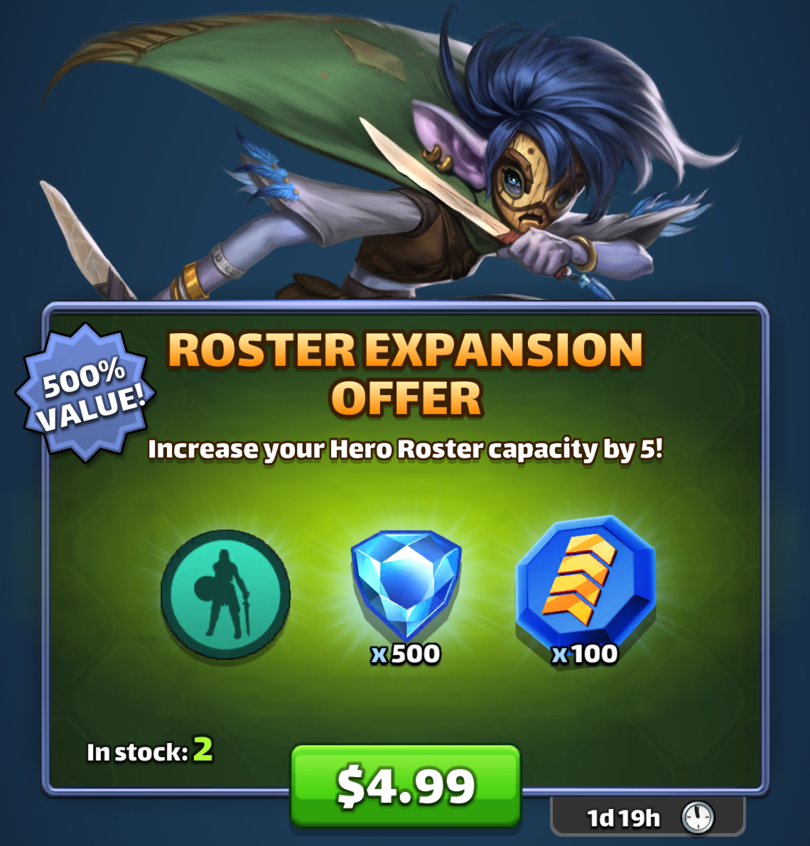 Roster Expansion Offer