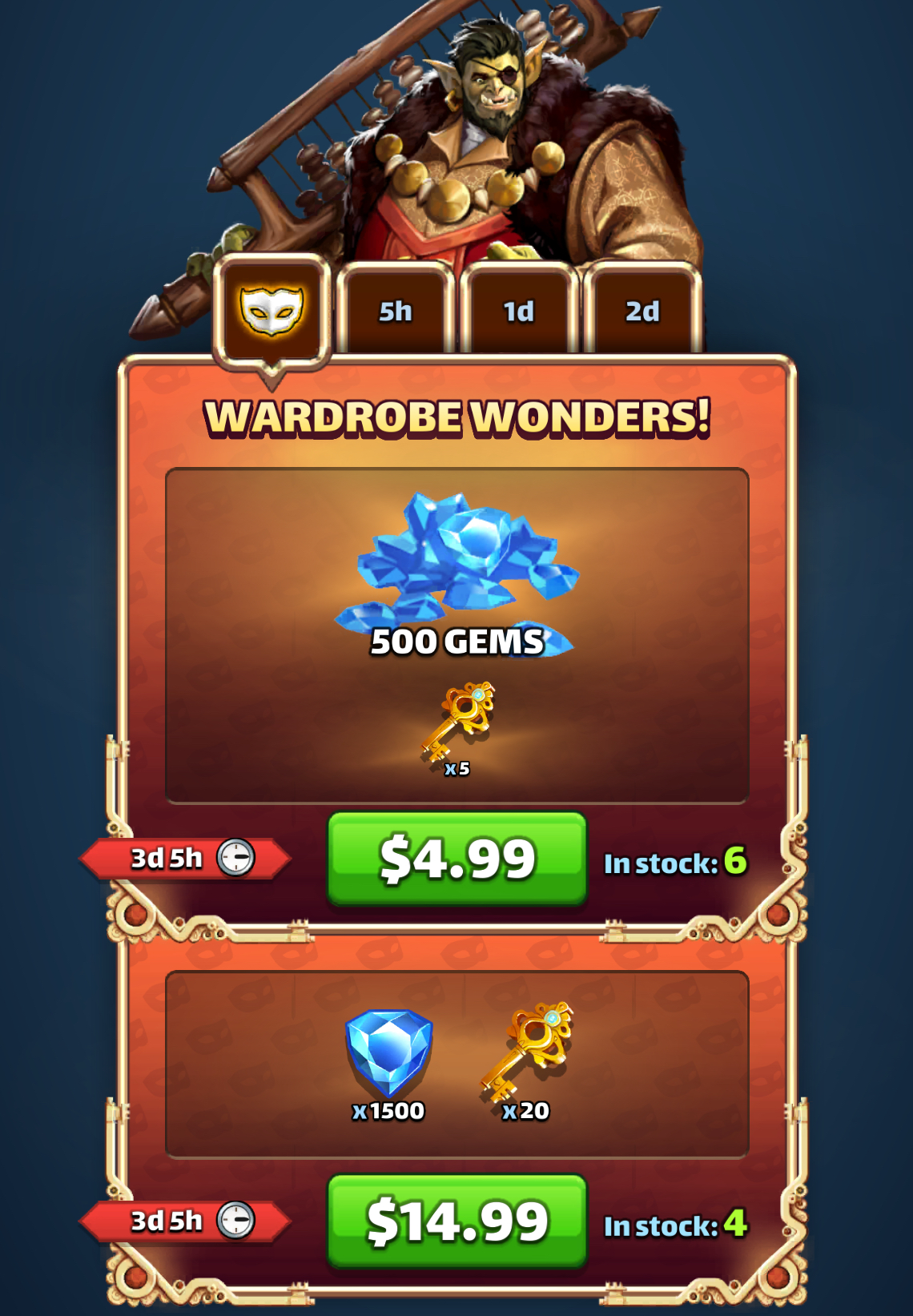 Wardrobe Wonders! Day 1