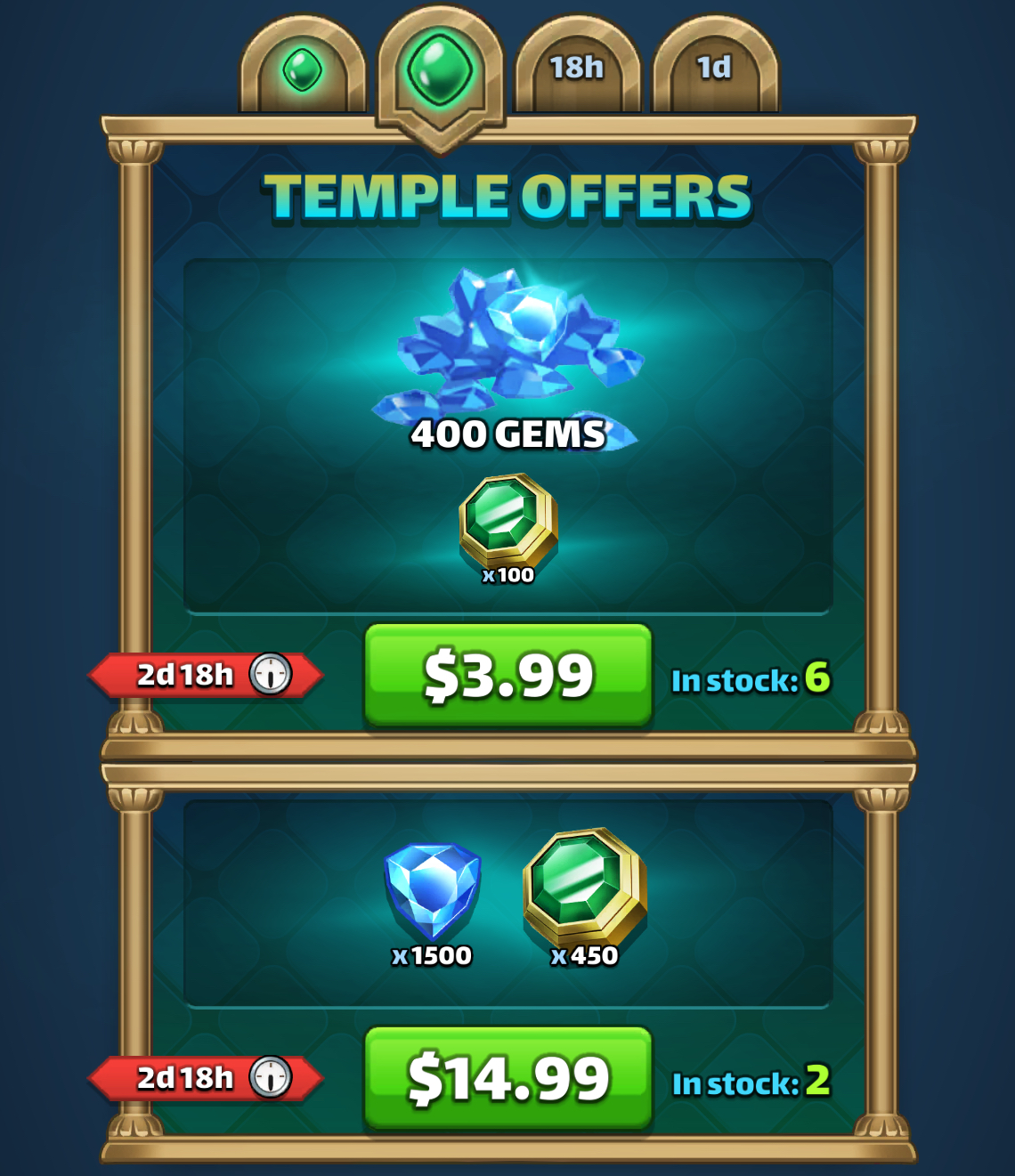 Temple Calendar Day 2