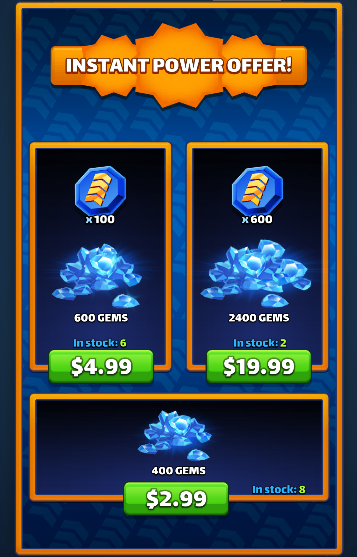 Instant Power Offer!