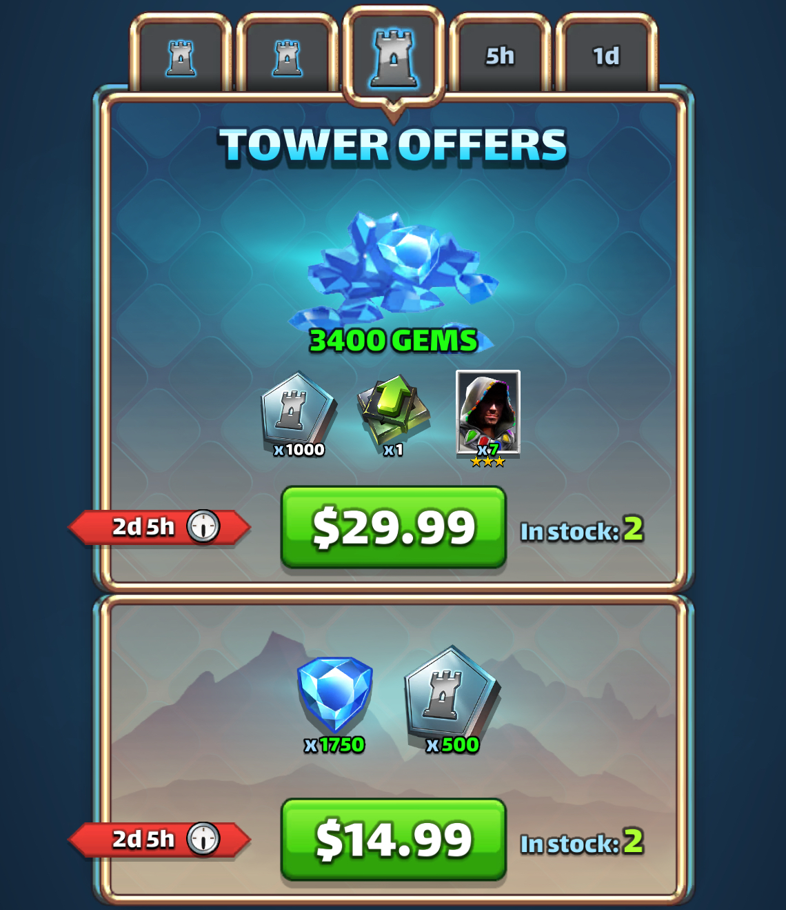 Toweroffer Day 3 bonus