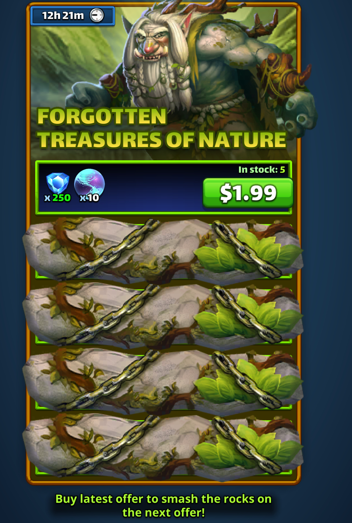 Forgotten Treasures of Nature bonus