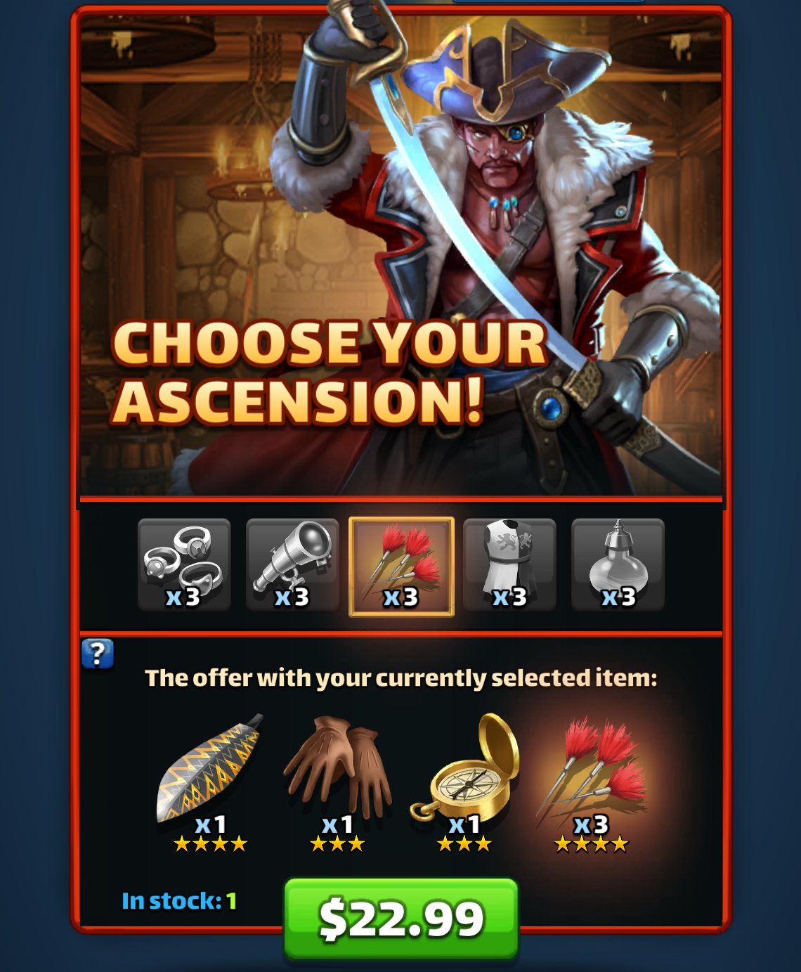 Choose Your Ascension! bonus