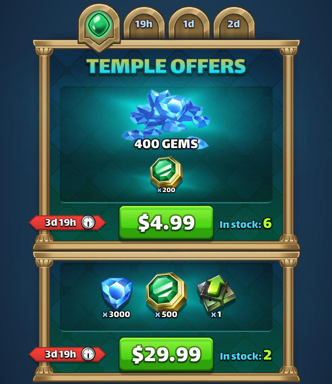 Temple Calendar Day 1