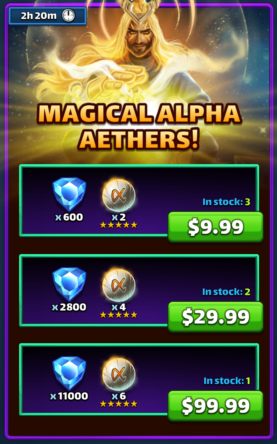 Magical Alpha Aethers!