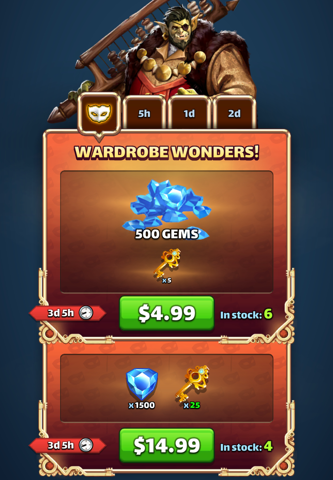 Wardrobe Wonders! Day 1 bonus