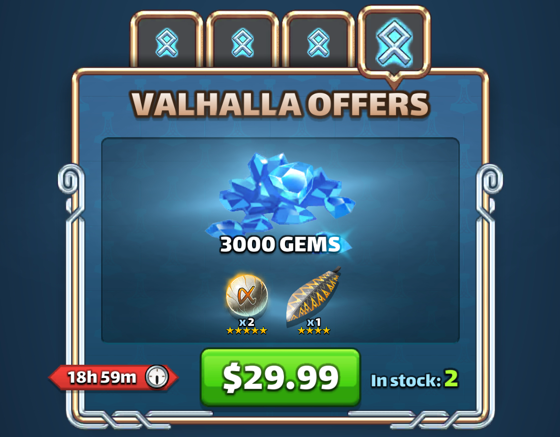 Valhalla Offers Day 4