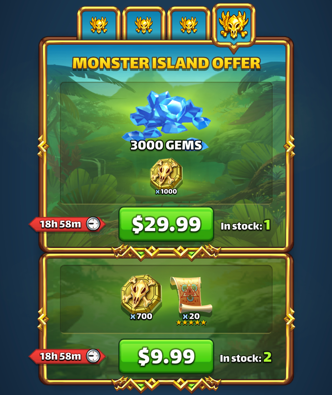 Monster Island Offer Day 4