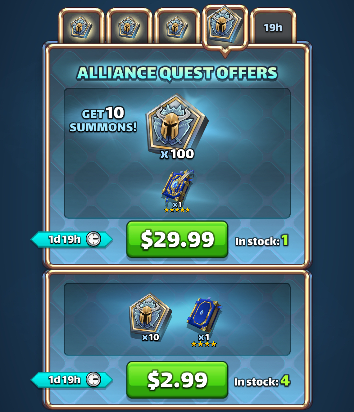 Alliance Quest Offers Day 4