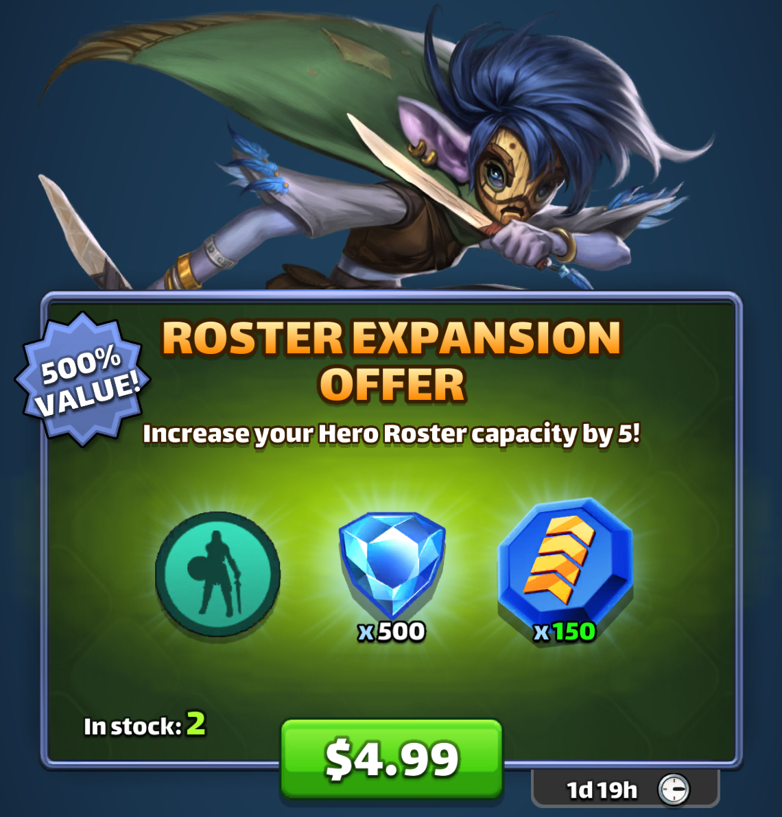 Roster Expansion Offer bonus